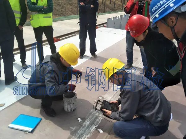 焊縫無損檢測現(xiàn)場