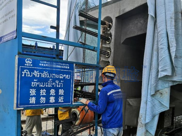 預應力管道摩阻試驗現場檢測