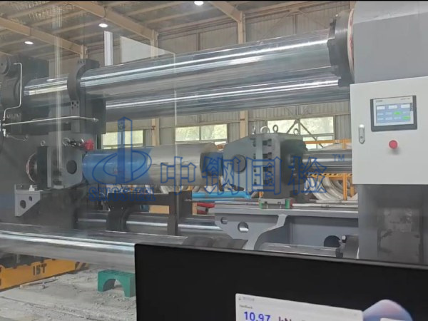 阻尼器檢測，中鋼國檢實驗室實拍