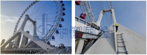 摩天輪拉索索力檢測圖