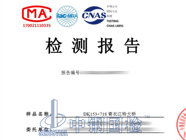 DK153+718 青衣江特大橋管道摩阻試驗檢測報告