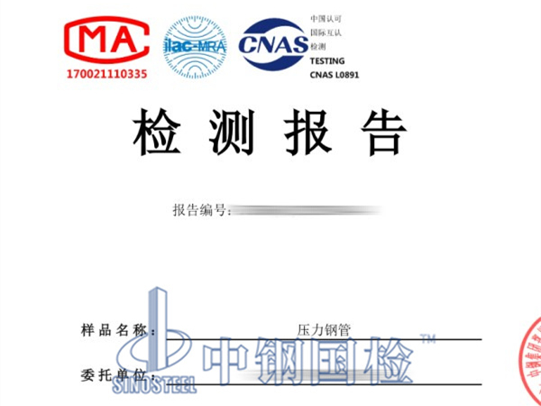 壓力鋼管檢測報告
