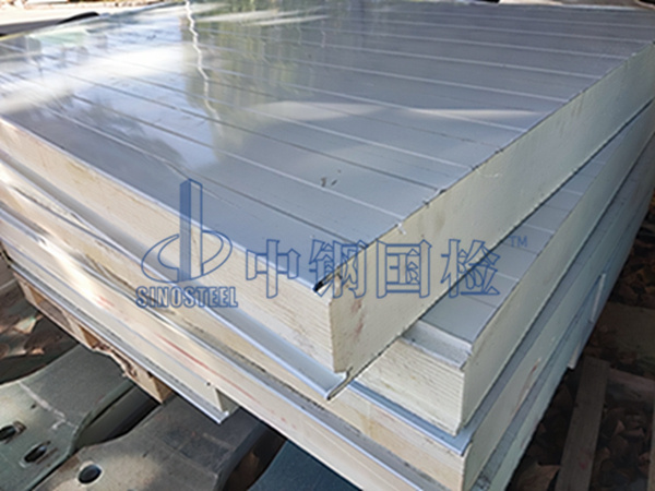 金屬面巖棉夾芯板樣品圖